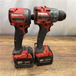 AS-IS Milwaukee M18 FUEL 18V Lithium-Ion Brushless Cordless Hammer Drill and Impact Driver Combo Kit