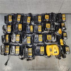 HOUSTON LOCATION - AS-IS DEWALT BATTERY CHARGER PACK QTY - 24