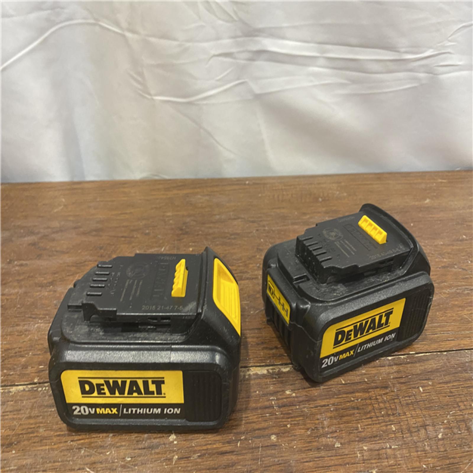 AS-ISDEWALT 20V MAX XR Premium Lithium-Ion 5.0Ah Battery Pack (2 Pack)