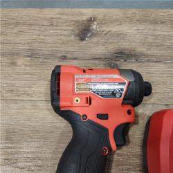 AS-IS Milwaukee M12 FUEL 12-Volt Lithium-Ion Brushless Cordless 1/4 in. Hex Impact Driver Compact Kit