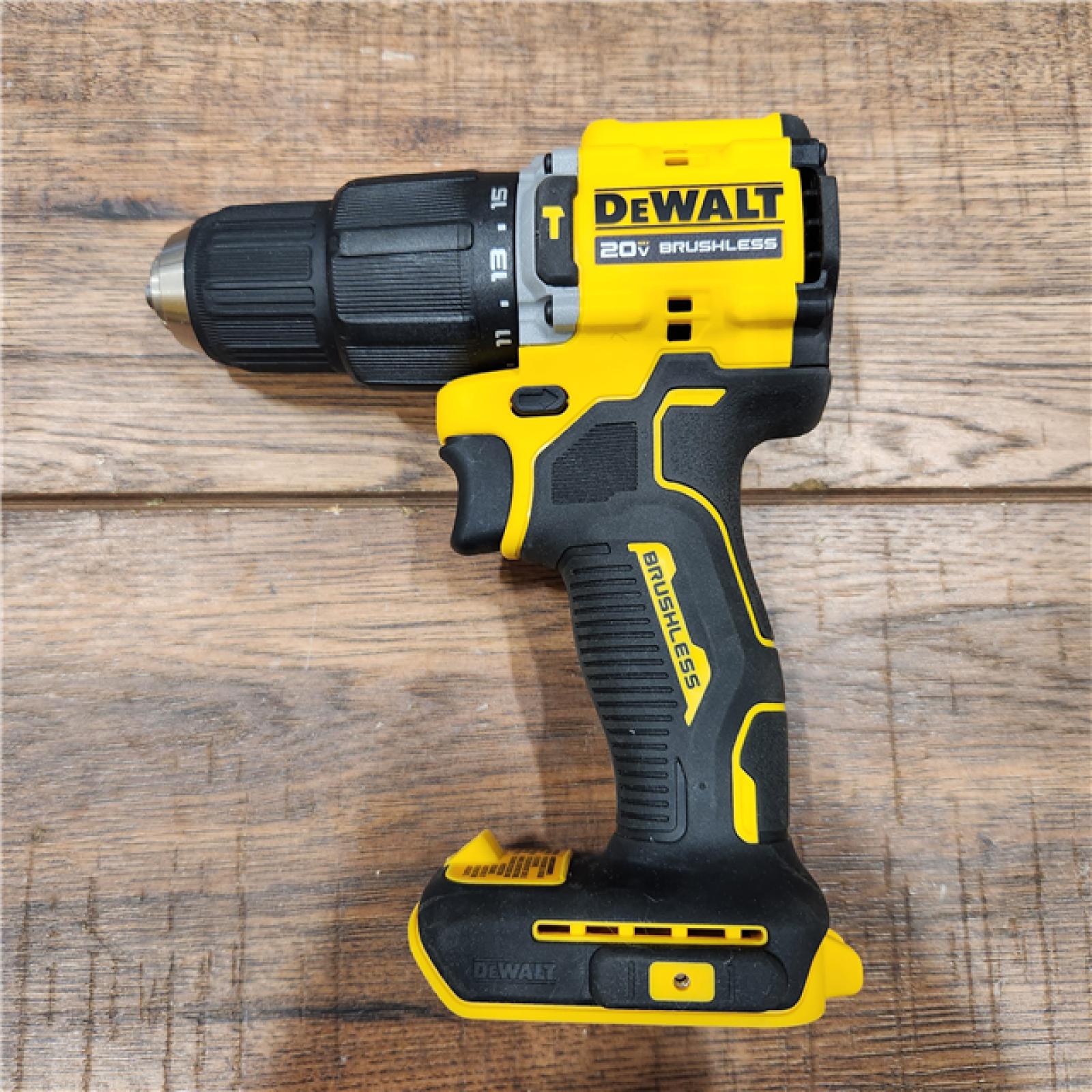 AS-IS DeWalt ATOMIC 20-Volt Lithium-Ion Cordless 1/2 in. Compact Hammer Drill with 3.0Ah Battery, Charger and Bag