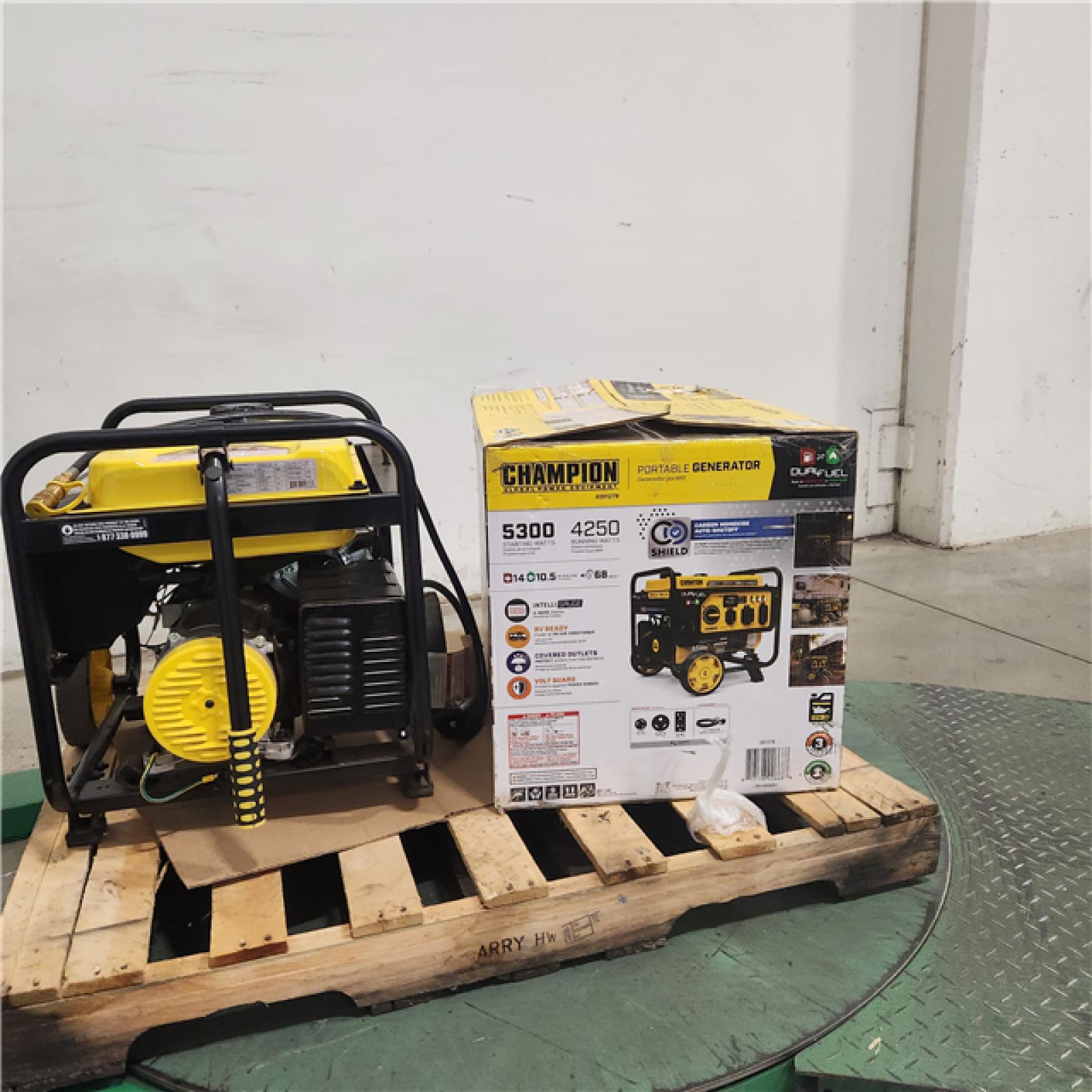 Dallas Location - As-Is Champion Power Equipment 5300/4250-Watt Fuel Portable Generator(Lot Of 2)