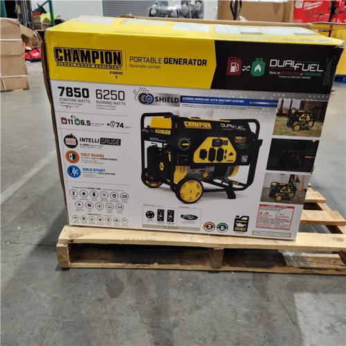 Dallas Location - As-Is Champion Power Equipment 6250W Dual Fuel Generator