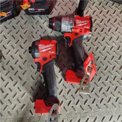 HOUSTON LOCATION - AS-IS (APPEARS LIKE NEW) M18 FUEL 18V Lithium-Ion Brushless Cordless Hammer Drill and Impact Driver Combo Kit (2-Tool) with 2 Batteries