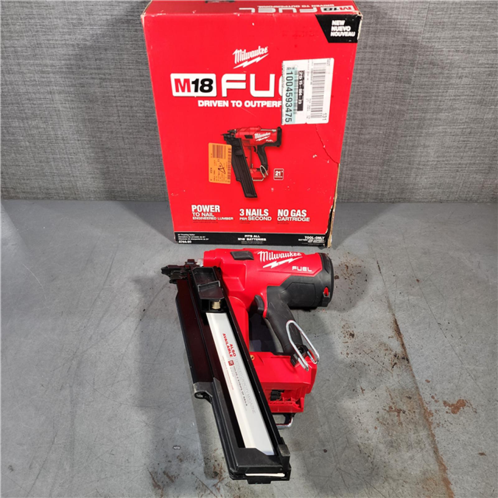 HOUSTON LOCATION - AS-IS Milwaukee 2744-20 M18 FUEL 21-Degree Cordless Framing Nailer (Tool Only)