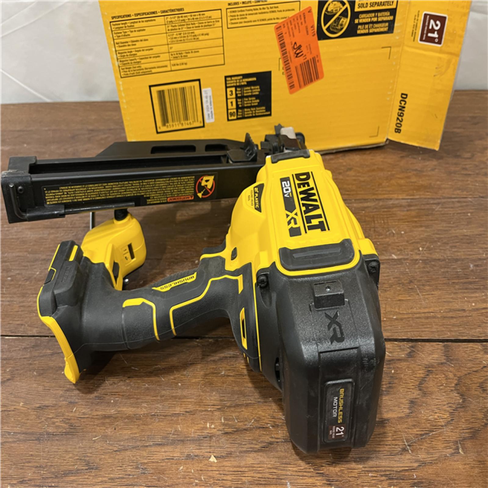 AS-ISDEWALT 20-Volt 21Â° Cordless Framing Nailer (Tool-Only)