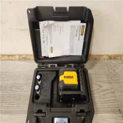 Phoenix Location DEWALT 40 ft. Red Self-Leveling Cross Line Laser Level with (2) AA Batteries & Case