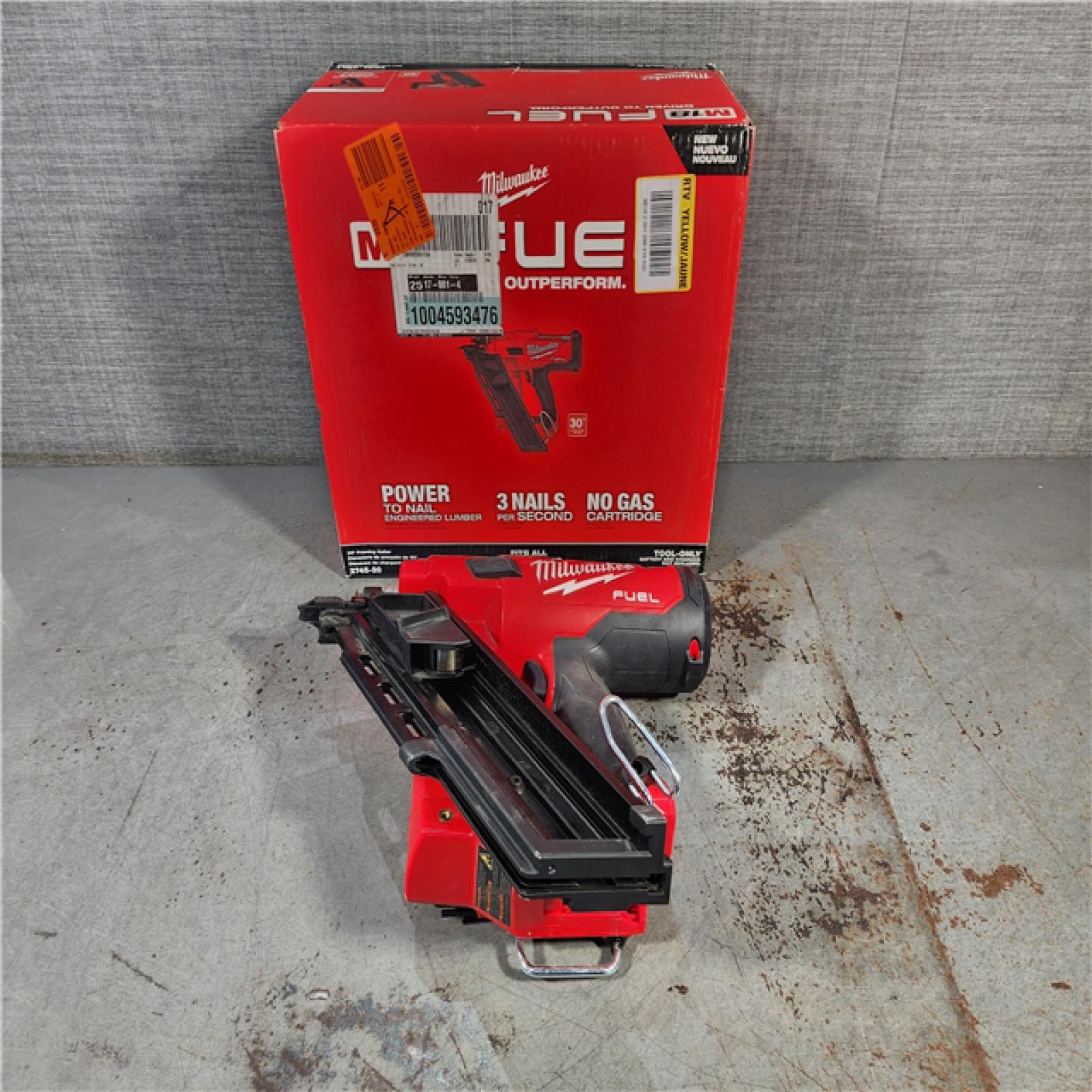 HOUSTON LOCATION - AS-IS M18 FUEL 3-1/2 in. 18-Volt 30-Degree Lithium-Ion Brushless Cordless Framing Nailer (Tool-Only)