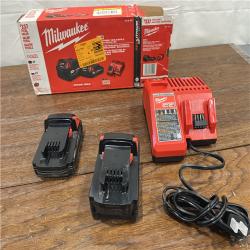 AS-IS Milwaukee M18 Redlithium Xc5.0 Resistant Battery Starter Kit