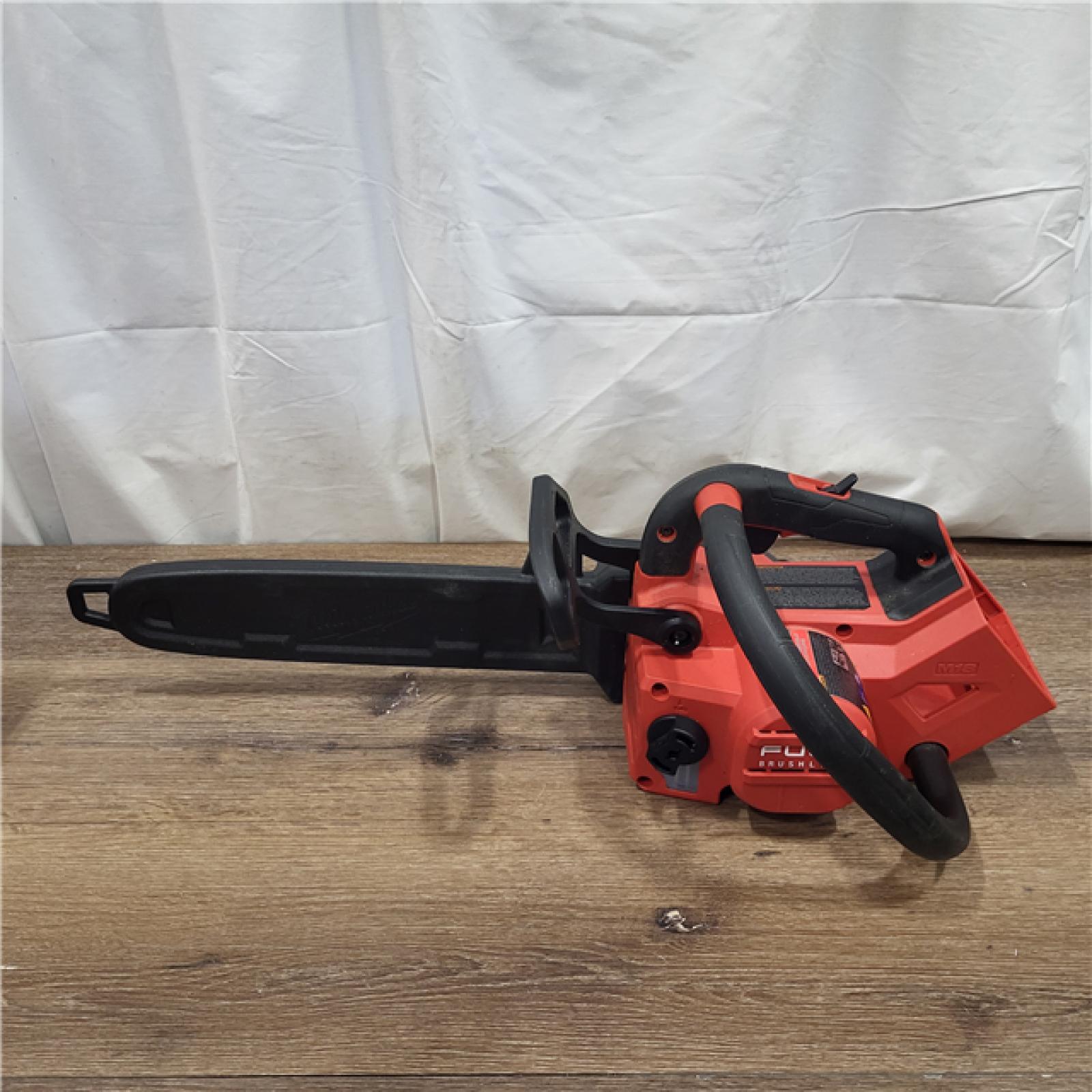 AS-IS Milwaukee Tool 2826-20T M18 FUEL 14  Top Handle 18-Volt Lithium-Ion Brushless Electric Cordless Chainsaw (Tool-Only)