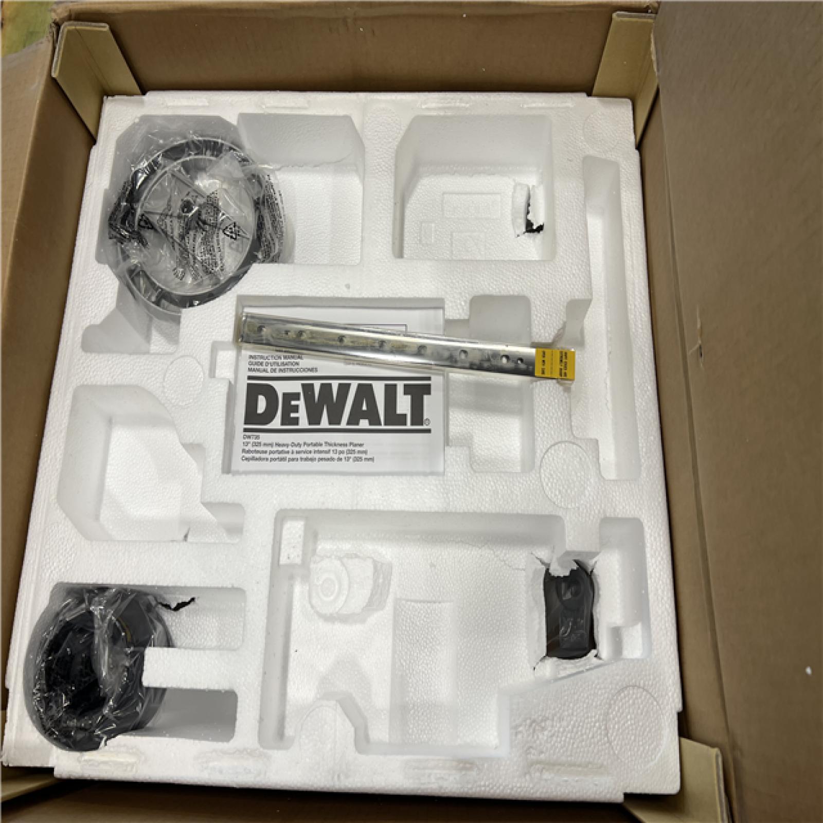 AS-IS DEWALT 13-inch Three Knife Two Speed Thickness Planer