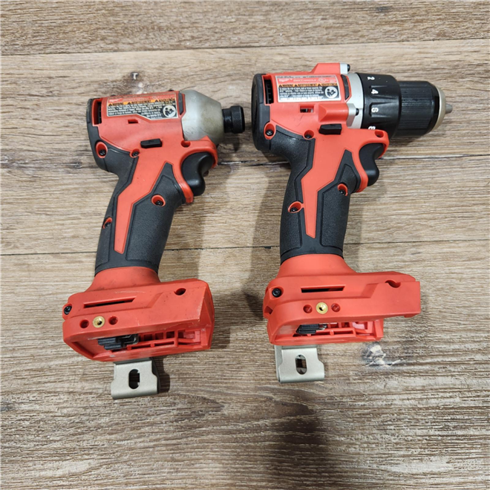 AS-IS M18 18V Lithium-Ion Brushless Cordless Compact Drill/Impact Combo Kit (2-Tool) W/(2) 2.0 Ah Batteries, Charger & Bag