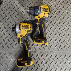 HOUSTON LOCATION - AS-IS (APPEARS LIKE NEW) ATOMIC 20-Volt MAX Lithium-Ion Cordless Combo Kit (2-Tool) with (2) 2.0Ah Batteries, Charger and Bag