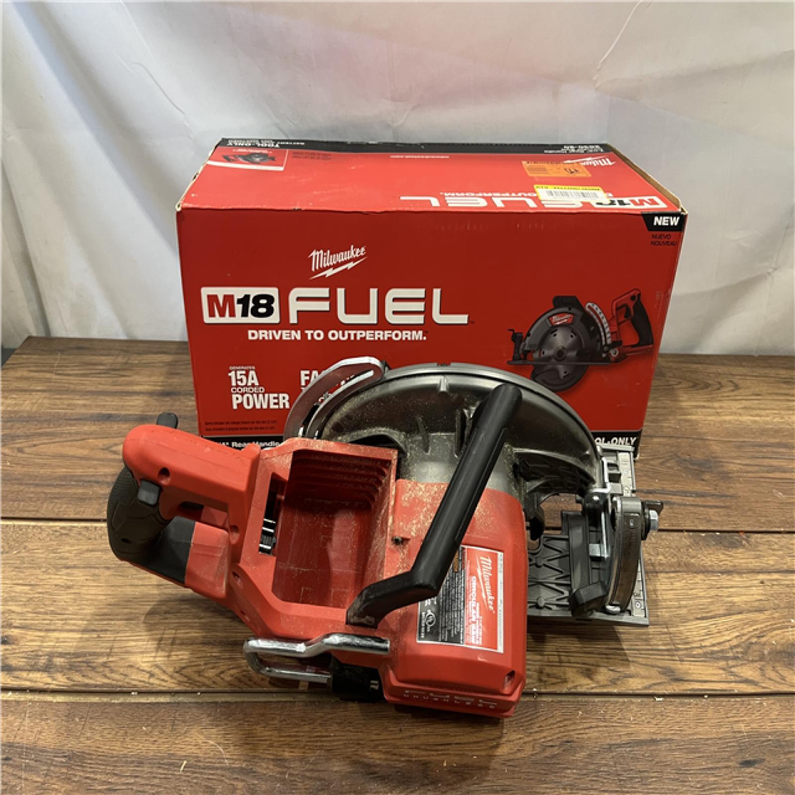 AS-IS Milwaukee 2830-20 Rear Handle Circular Saw M18 FUEL 7-1/4  Cordless Brushless Tool Only