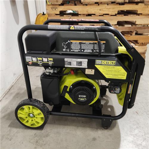 DALLAS LOCATION - AS-IS RYOBI 4000-Watt Recoil Start Gasoline Powered Digital Inverter Generator with CO Shutdown