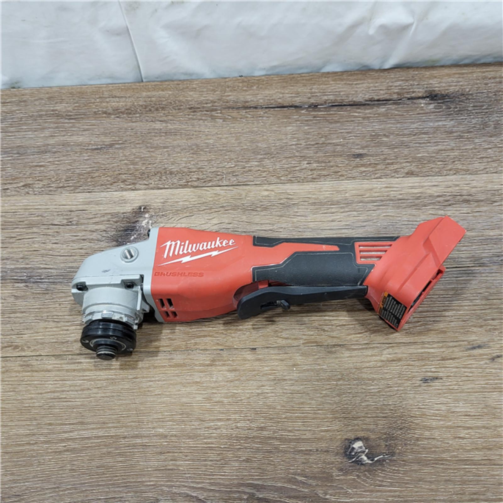 AS-IS Milwaukee 2880-20 M18 FUEL 18-Volt Lithium-Ion Brushless Cordless 4-1/2 in./5 in. Grinder W/Paddle Switch (Tool-Only)