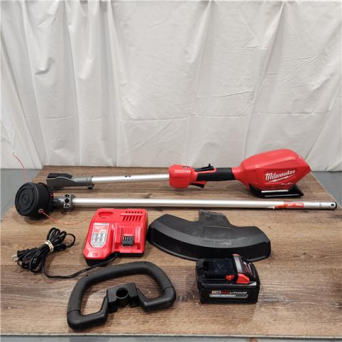 AS-IS M18 FUEL 18V Lithium-Ion Brushless Cordless String Trimmer with QUIK-LOK Attachment Capability and 8.0 Ah Battery
