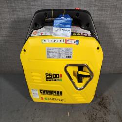 HOUSTON LOCATION - AS-IS CHAMPION 2500-Watt Ultralight Gasoline and Propane Powered Dual Fuel Inverter Generator with CO Shield and Quiet Technology