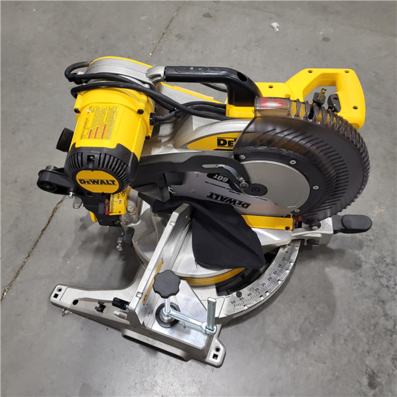 AS-IS DeWalt 15 Amp Corded 12 in. Compound Double Bevel Miter Saw