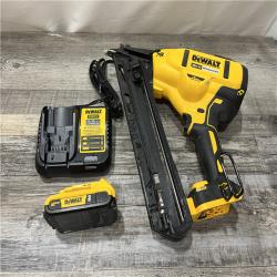 AS-IS DEWALT 20V MAX XR 15 Ga. Cordless 34 Deg Nailer 20 V