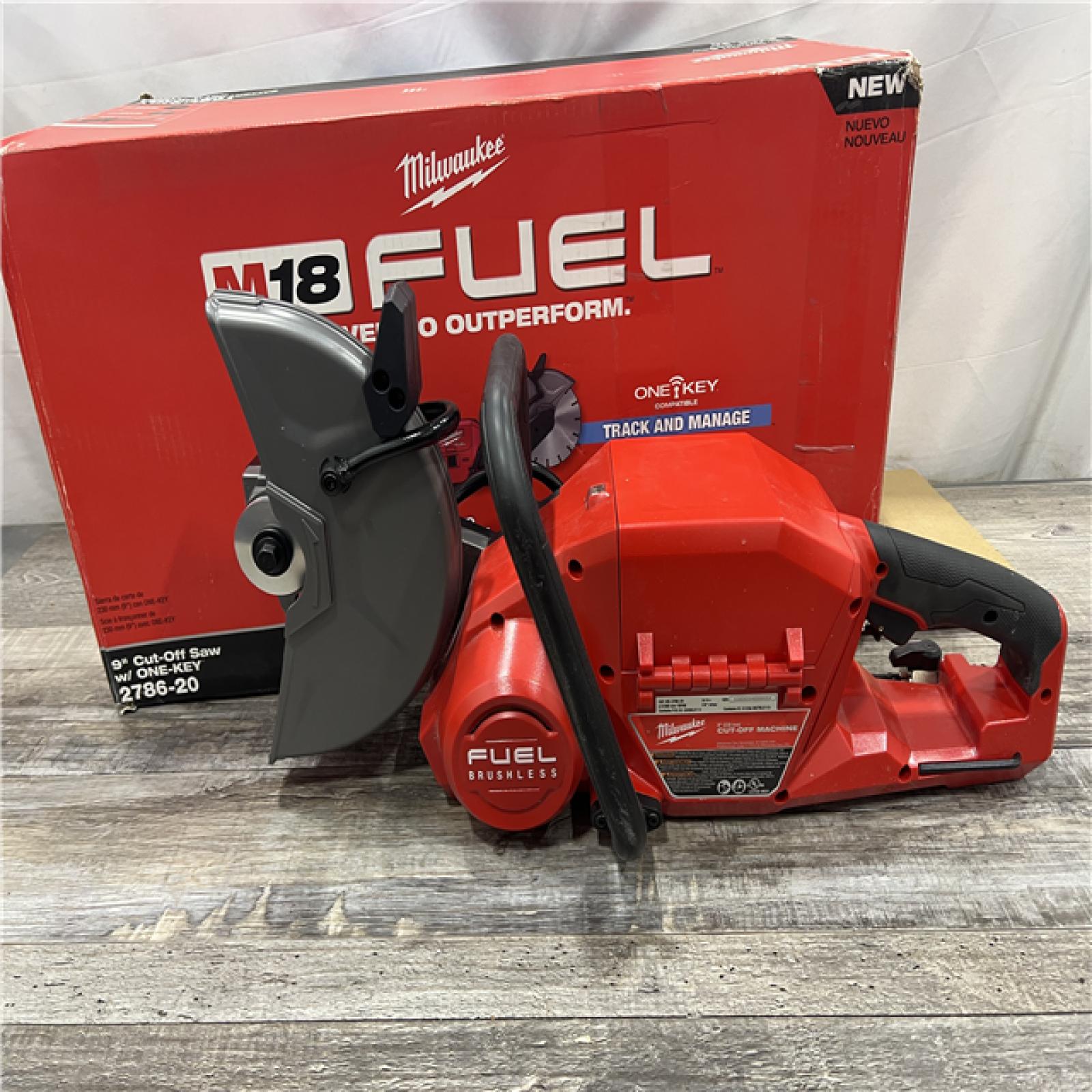 AS-IS Milwaukee M18 FUEL 9 Cut-Off Saw with ONE-KEY Bare Tool