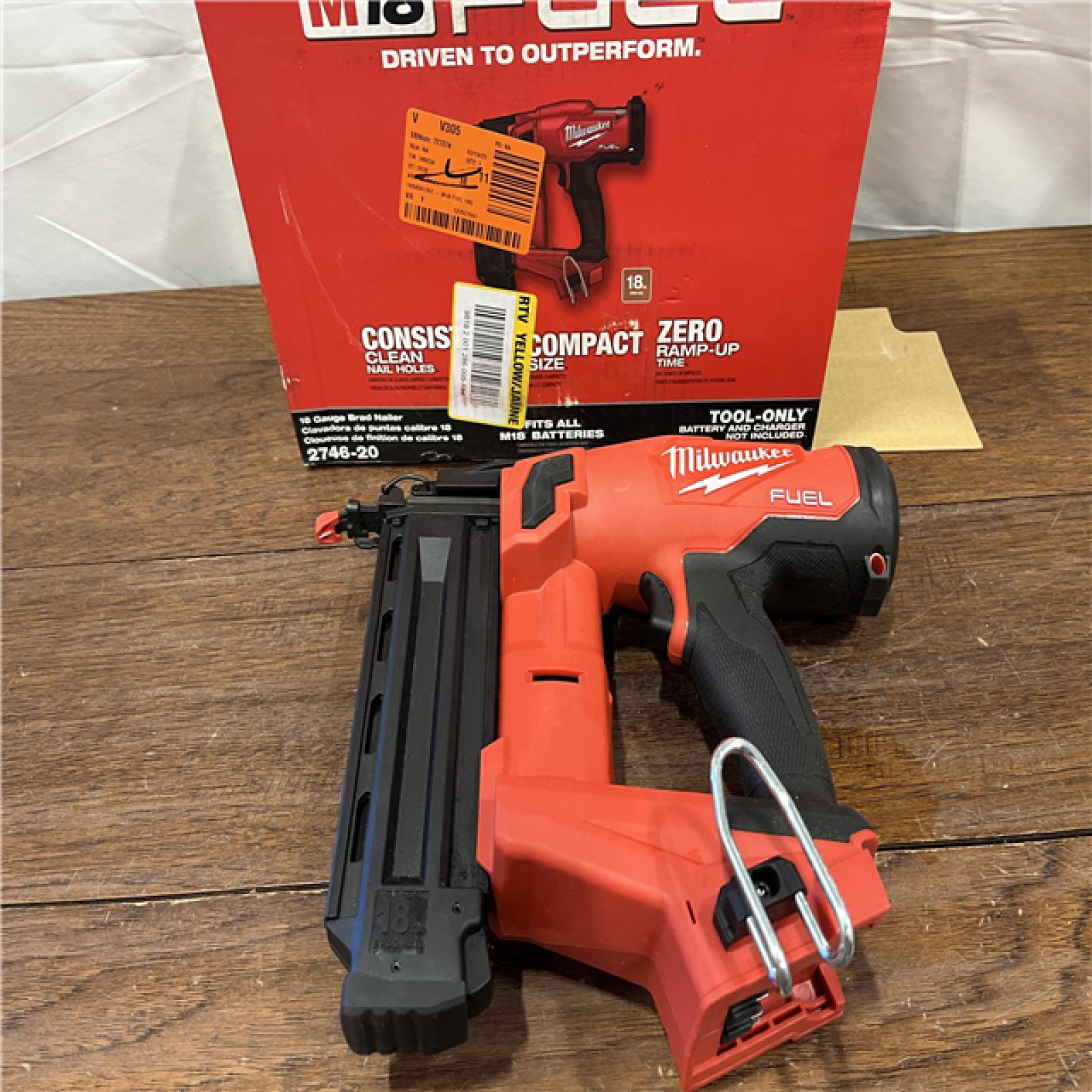 AS-ISMilwaukee M18 FUEL 18 Gauge Brad Nailer