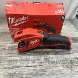 AS-IS MILWAUKEE M12 12V Lithium-Ion Cordless Copper Tubing Cutter (Tool-Only)