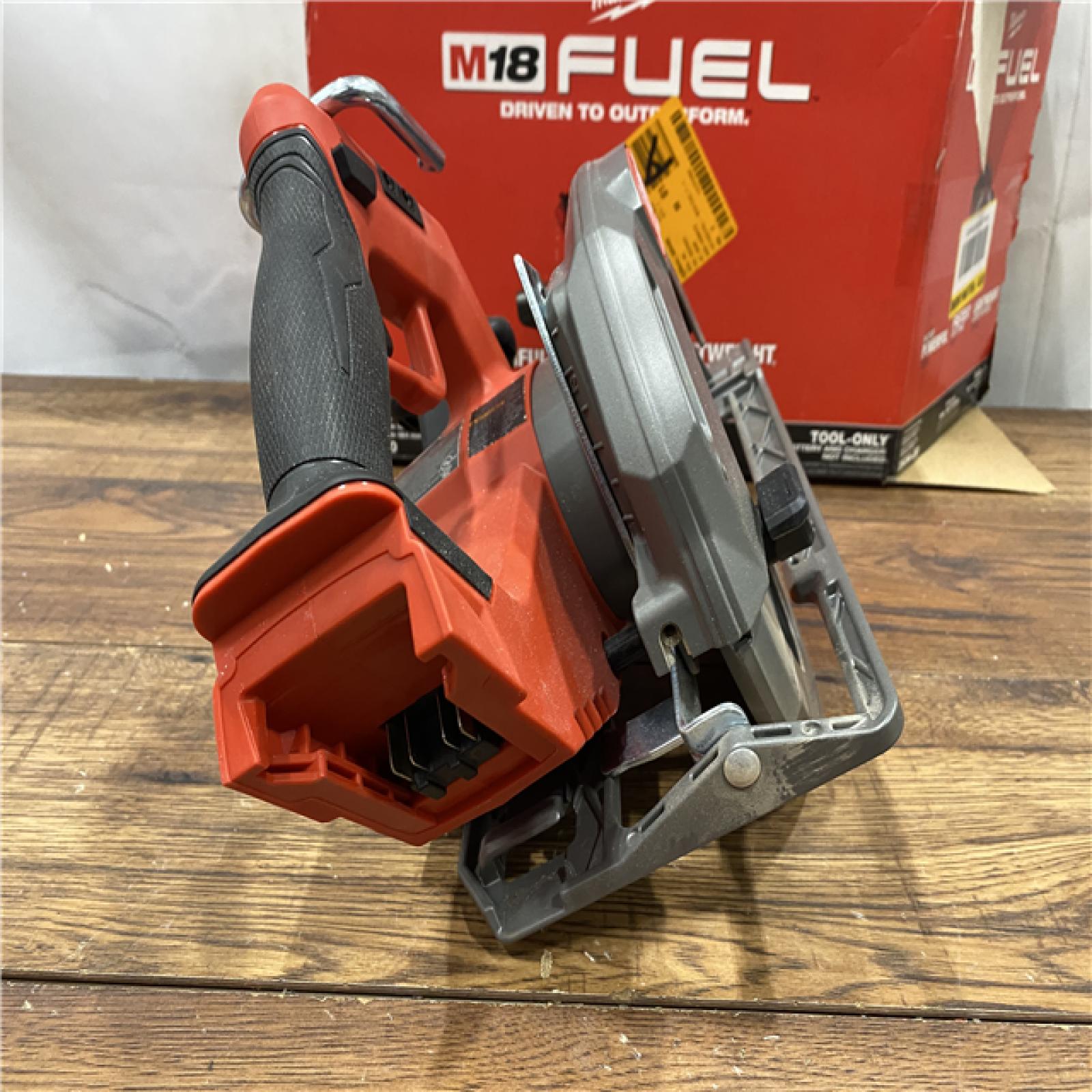 AS IS Milwaukee M18 FUEL 18V Lithium-Ion Brushless Cordless 7-1/4 in. Circular Saw (Tool-Only)