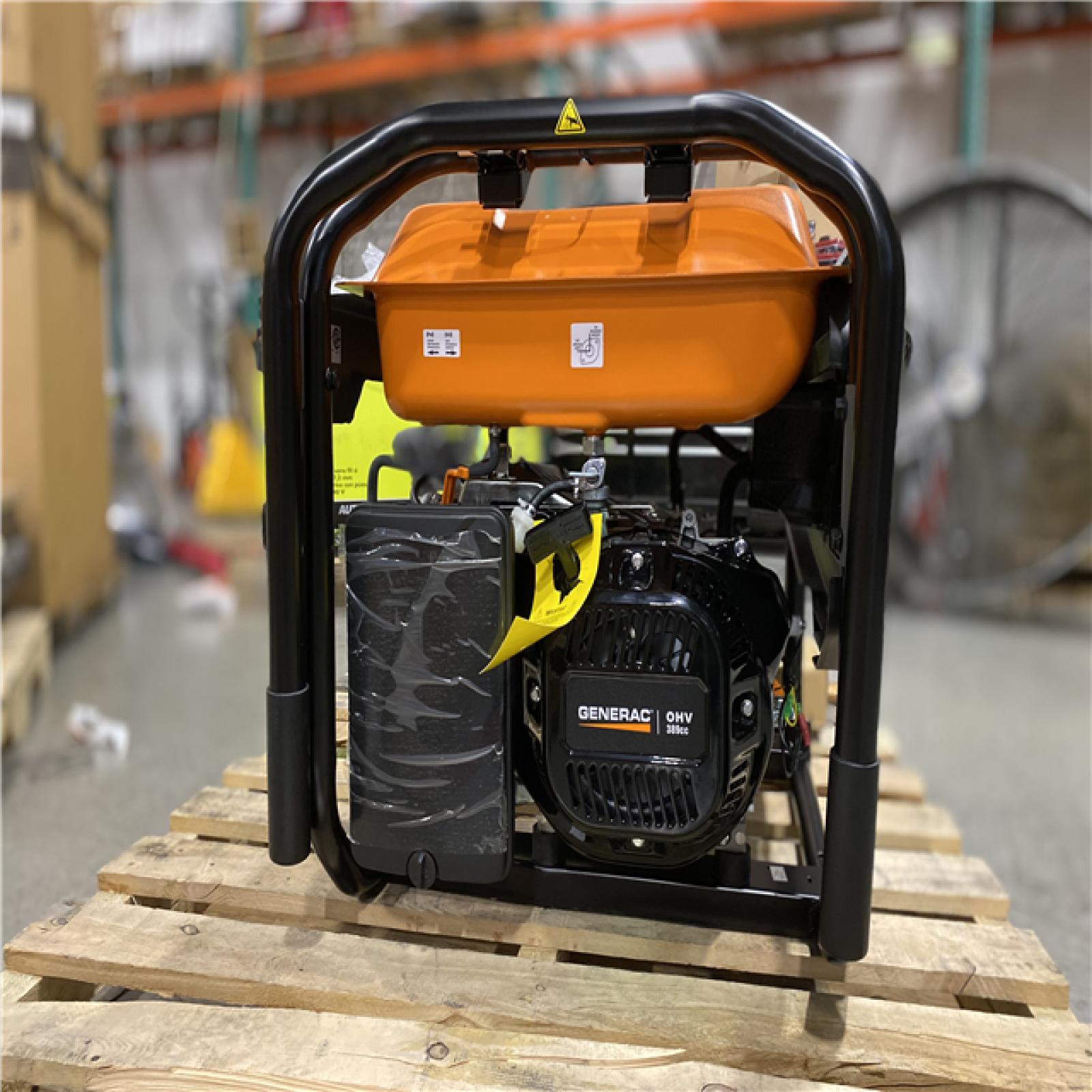 DALLAS LOCATION - Generac GP 6500-Watt Recoil Start Gas-Powered Portable Generator, 49-ST/CSA