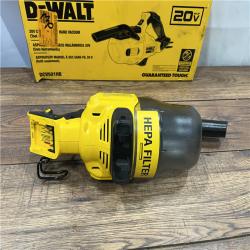 AS IS DEWALT 20V Lithium-Ion Cordless Dry Hand Vacuum kit  (Tool Only)