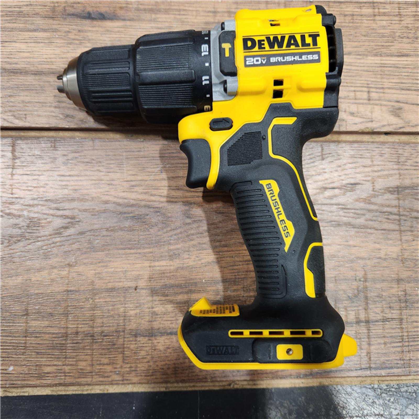 AS-IS DeWalt ATOMIC 20-Volt Lithium-Ion Cordless 1/2 in. Compact Hammer Drill with 3.0Ah Battery, Charger and Bag