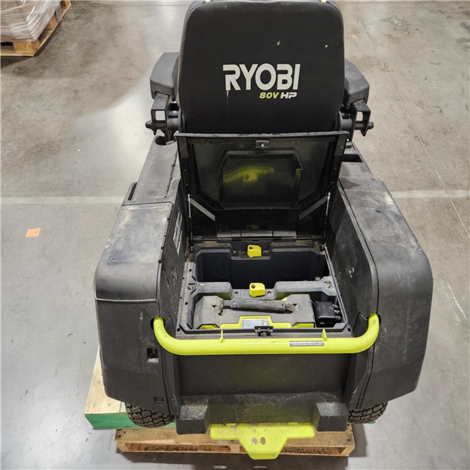 Dallas Location - As-Is RYOBI 80V HP Brushless 30 in.Riding Mower