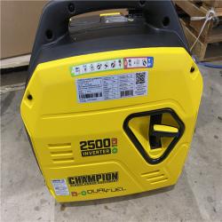 Houston location AS-IS CHAMPION 2500-Watt Ultralight Gasoline and Propane Powered Dual Fuel Inverter Generator with CO Shield and Quiet Technology