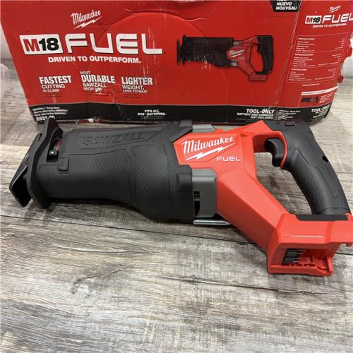 AS-IS Milwaukee M18 Fuel Sawzall Brushless Cordless Reciprocating Saw - No Charger, No Battery, Bare Tool Only