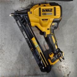 HOUSTON LOCATION - AS-IS (APPEARS LIKE NEW) DEWALT 20V MAX XR 15 Ga. Cordless 34 Deg Nailer 20 V