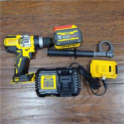 AS-IS DEWALT 20V MAX Cordless Brushless Hammer Drill/Driver 2 Tool Combo Kit with FLEXVOLT ADVANTAGE