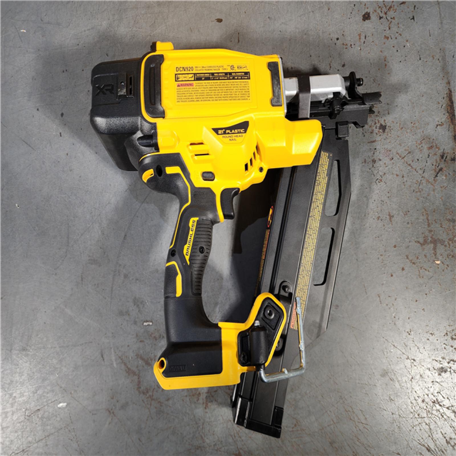 HOUSTON LOCATION - AS-IS (APPEARS LIKE NEW) DEWALT 20-Volt 21Â° Cordless Framing Nailer (Tool-Only)