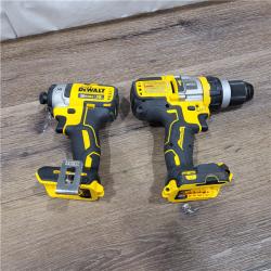 AS-IS 20V MAX Cordless Brushless Hammer Drill/Driver 2 Tool Combo Kit with FLEXVOLT ADVANTAGE