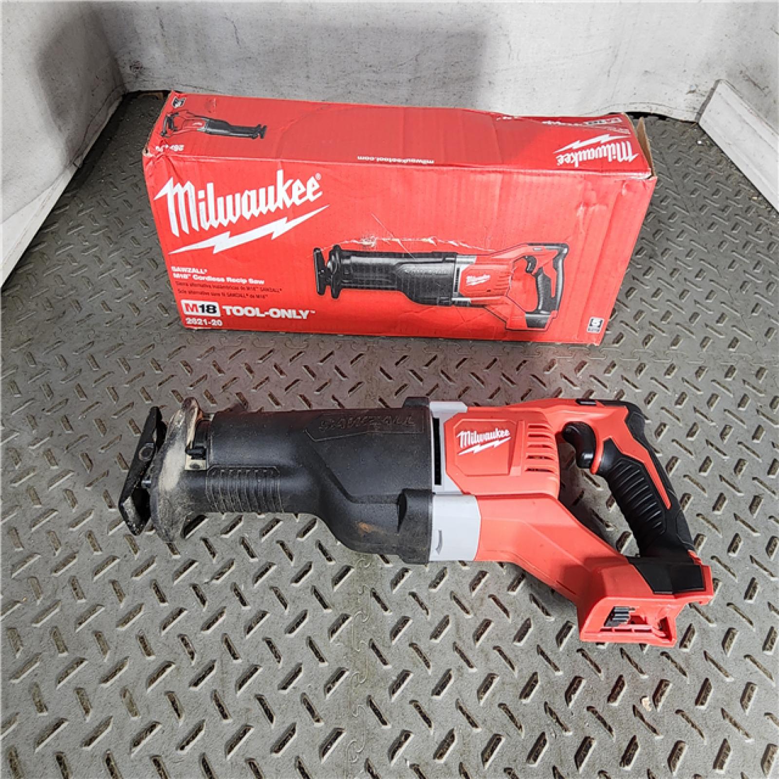 HOUSTON LOCATION - AS-IS Milwaukee  M18 SAWZALL Lithium-Ion Cordless Reciprocating Saw (Tool Only)