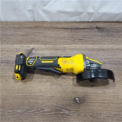 AS-IS 20V MAX Cordless Brushless 4.5 - 5 in. Paddle Switch Angle Grinder with FLEXVOLT ADVANTAGE (Tool Only)