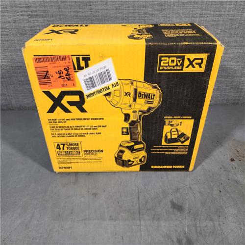 HOUSTON LOCATION - AS-IS DEWALT 20V MAX* XR 1/2  High Torque Impact Wrench with Hog Ring Anvil