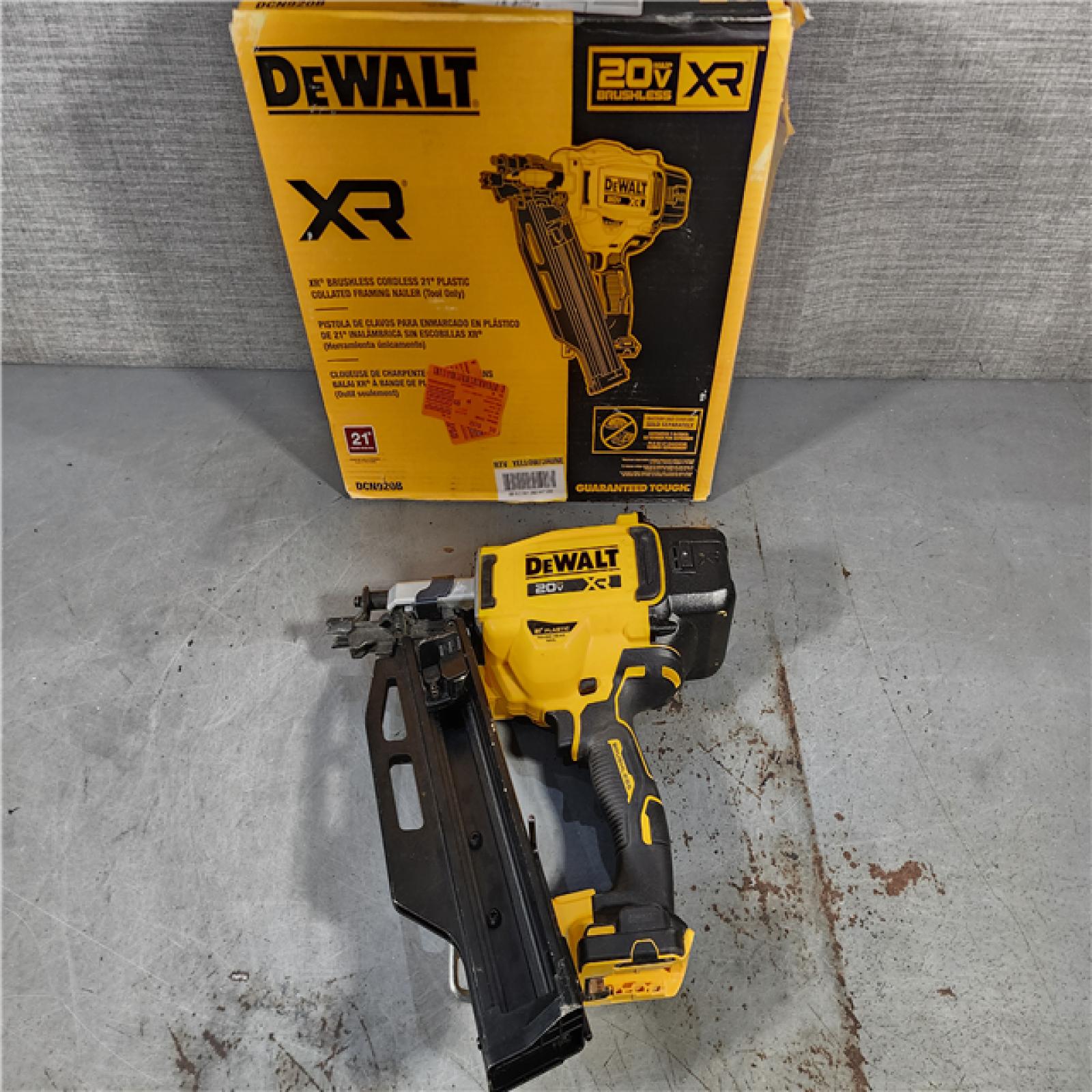 HOUSTON LOCATION - AS-IS DEWALT 20-Volt 21Â° Cordless Framing Nailer (Tool-Only)