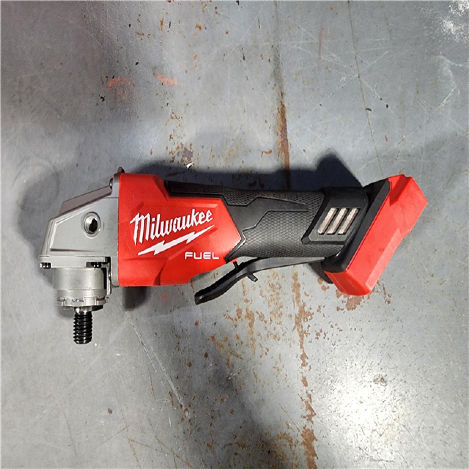 HOUSTON LOCATION - AS-IS Milwaukee M18 FUEL 4-1/2-6 Braking Grinder, Paddle Switch (TOOL ONLY)