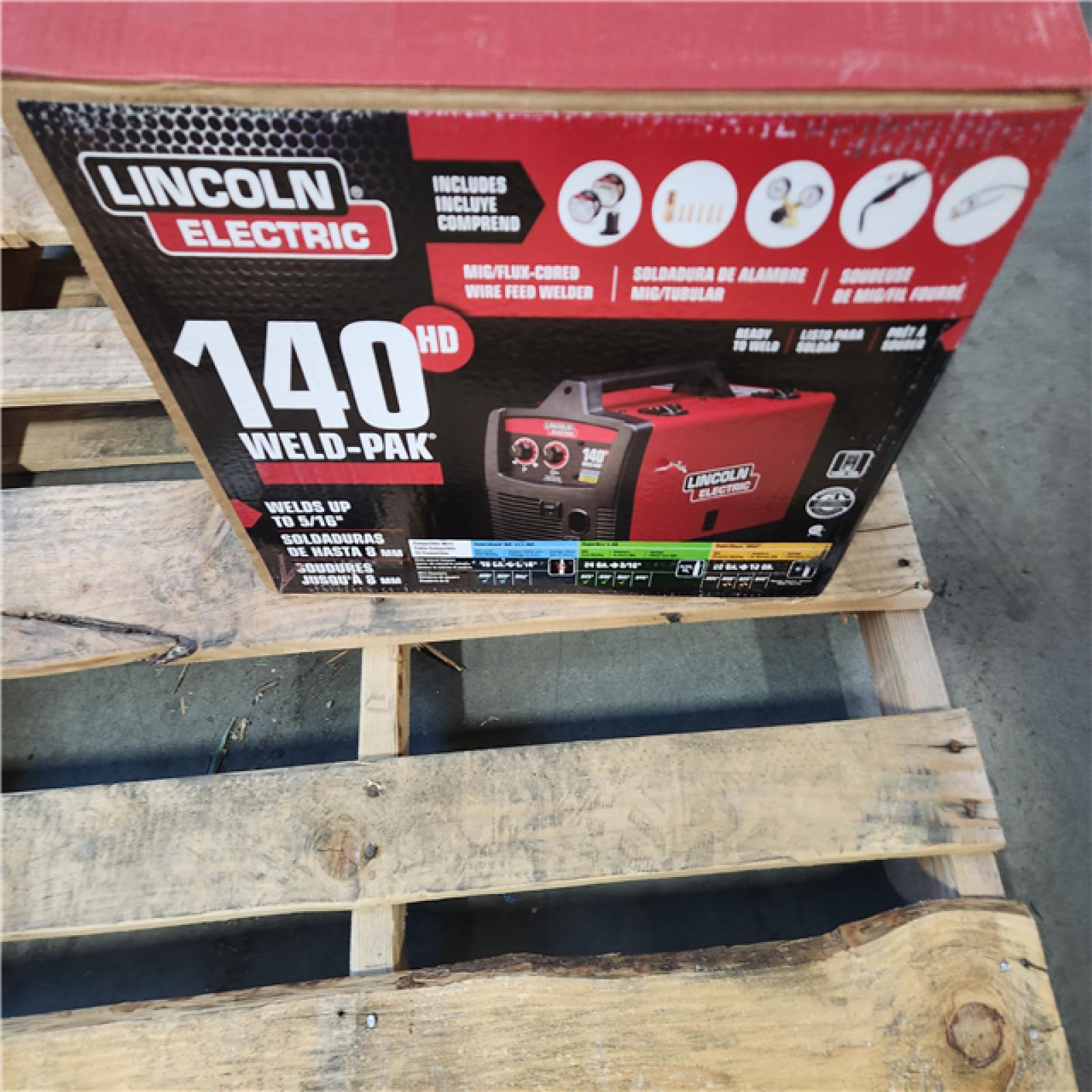 California AS-IS Lincoln Eletectric 140 Amp Weld Pak 140 HD