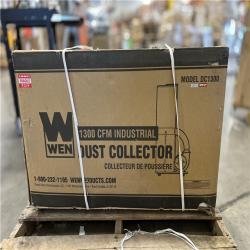 DALLAS LOCATION - WEN 1,300 CFM 14 Amp 50 Gal. 5 Mic Woodworking Dust Collector with Collection Bag and Mobile Base