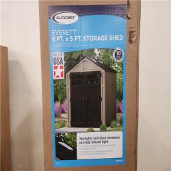 Phoenix Location NEW Suncast 6 ft. W x 5 ft. D Plastic Shed (34 sq. ft.) BMS6511