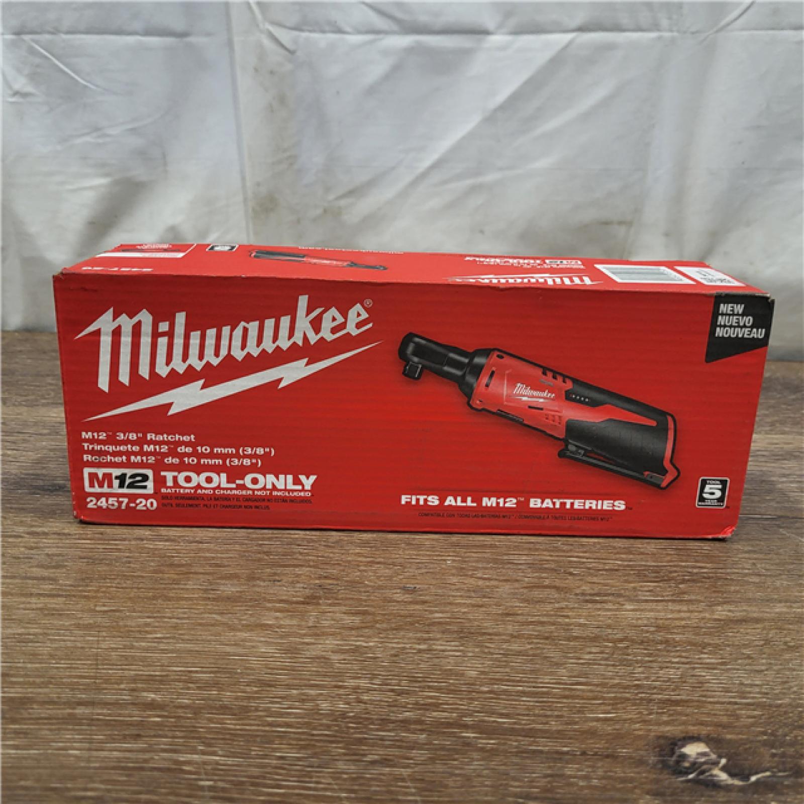 AS-IS MWK2457-20 .38 in. M12 Cordless Ratchet Only