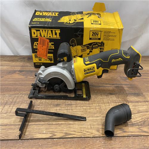 AS IS DEWALT ATOMIC 20V MAX Cordless Brushless 4-1/2 in. Circular Saw (Tool Only)