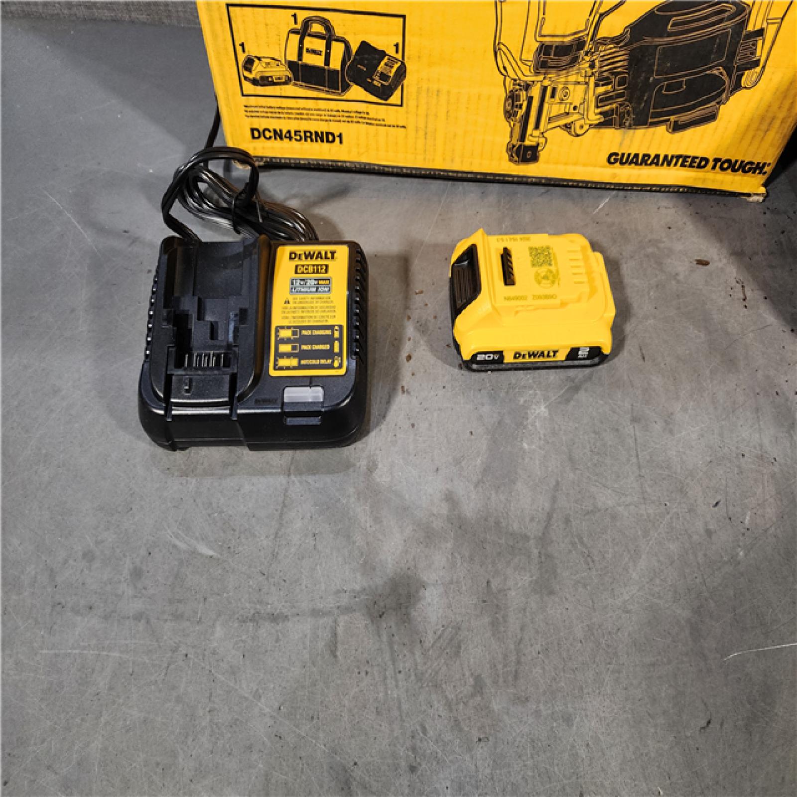 HOUSTON LOCATION - AS-IS DEWALT 2007898 Roofing Nailer Cordless