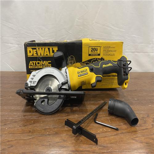 AS-IS DEWALT ATOMIC 20V MAX Cordless Brushless 4-1/2 in. Circular Saw (Tool Only)